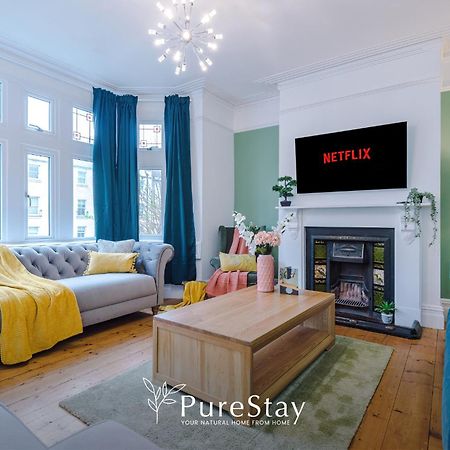 Incredible - Five Bedroom - 7 Actual Beds - 6 Bathroom House By Purestay - Central Bath With Parking エクステリア 写真