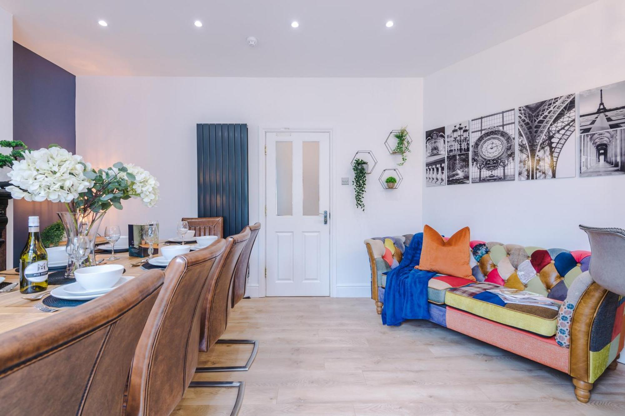 Incredible - Five Bedroom - 7 Actual Beds - 6 Bathroom House By Purestay - Central Bath With Parking エクステリア 写真