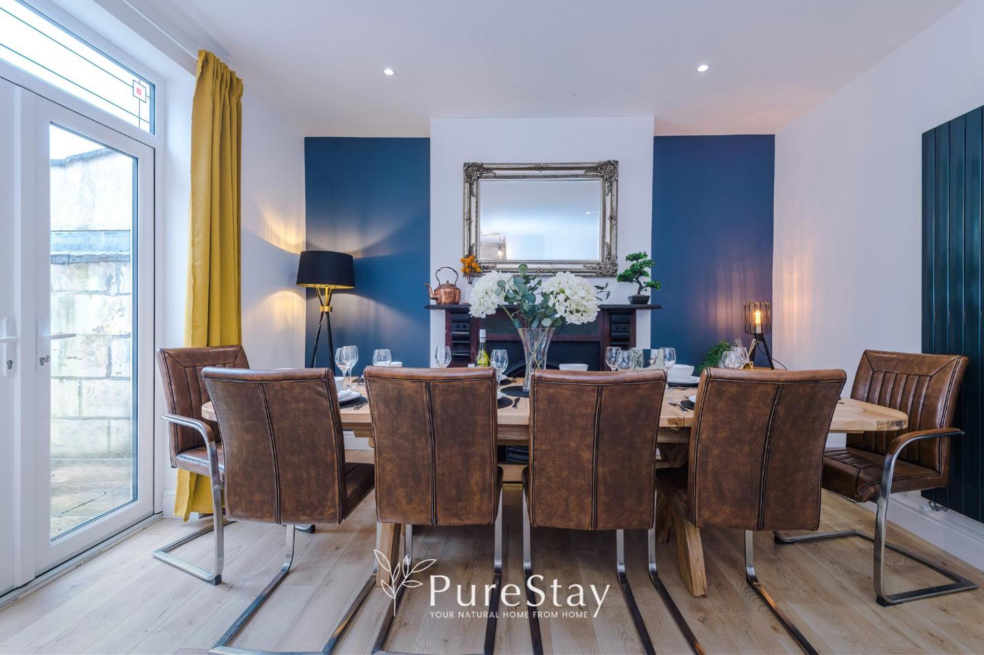 Incredible - Five Bedroom - 7 Actual Beds - 6 Bathroom House By Purestay - Central Bath With Parking エクステリア 写真